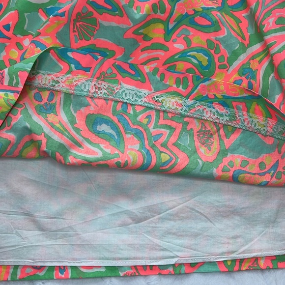 Lilly Pulitzer Blue Asymmetrical One-Shoulder Sundress ~ Size Medium - Picture 6 of 7